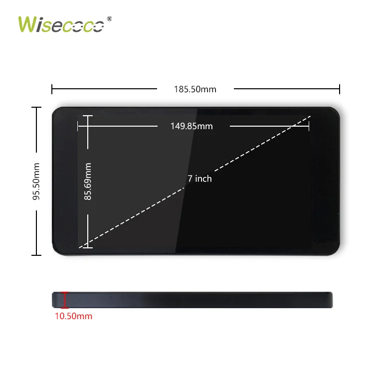 Ǯ HD ޴ ġ ũ , USB C Ÿ 1080 P IPS FHD 7 ġ , 1920x1080