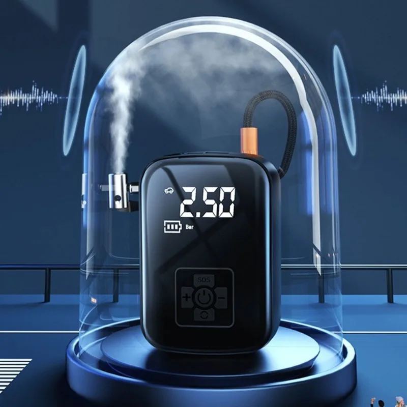 150PSI Wired/Wireless Car Air Compressor Electric Tire Inflator Pump for Motorcycle Boat AUTO Tyre Balls 5