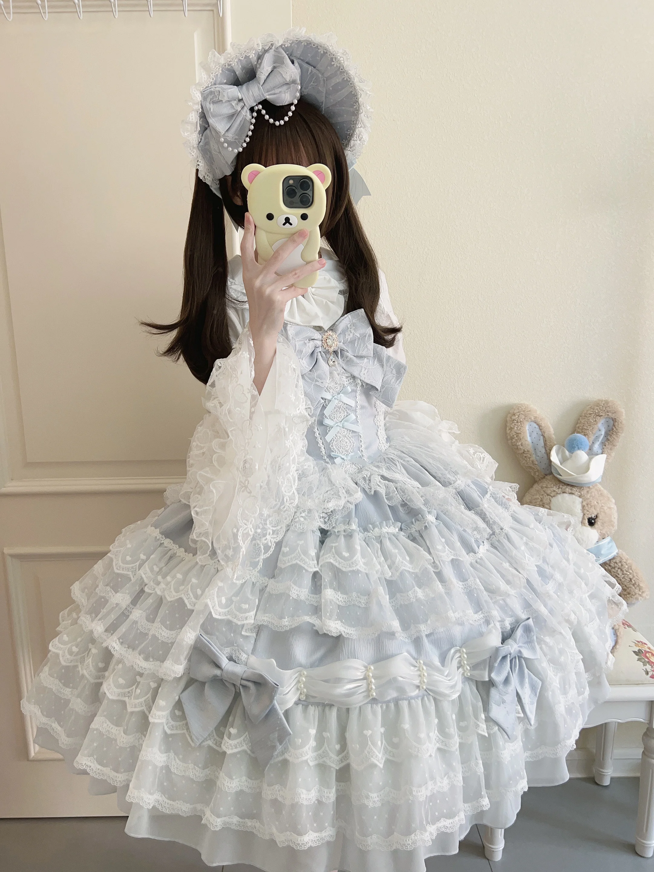 Lolita Suspender Dress Harajuku Original Design Lolita Dress Doll Sense Jsk Suspender Dress Winter Tea Party Birthday Girl Princess Clothes Sweet Girl