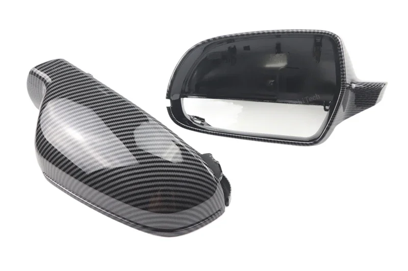 Für Audi A3 A4 A5 A6 A8 Q3 SQ3 S4 S5 S6 S8 RS3 RS4 RS5 B8 B8.5 8P Carbon Look Schwarz Spiegel Abdeckung Rückspiegel Kappe – Detail 26