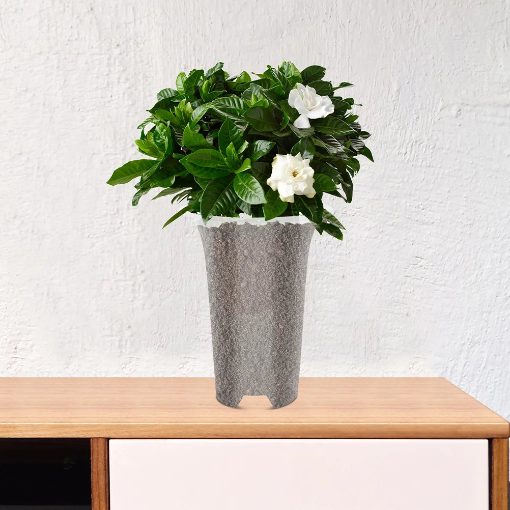 

8pcs Gardening Plastic Flower Pots Orchid Flower Planters Garden Plant Pots Garden Supplies