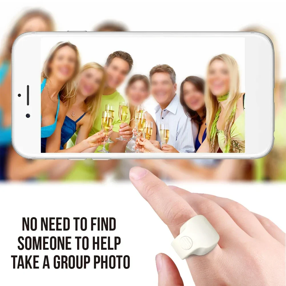 Hands For Selfies with Remote Camera Controller Long Control Range Easy Pairing Compatible with All Smartphones camera remote shutter button camera remote shutter release