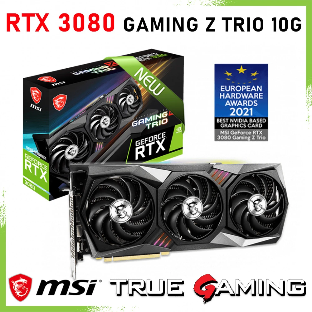 新品未開封 MSI RTX3080 GAMING Z TRIO 非LHR