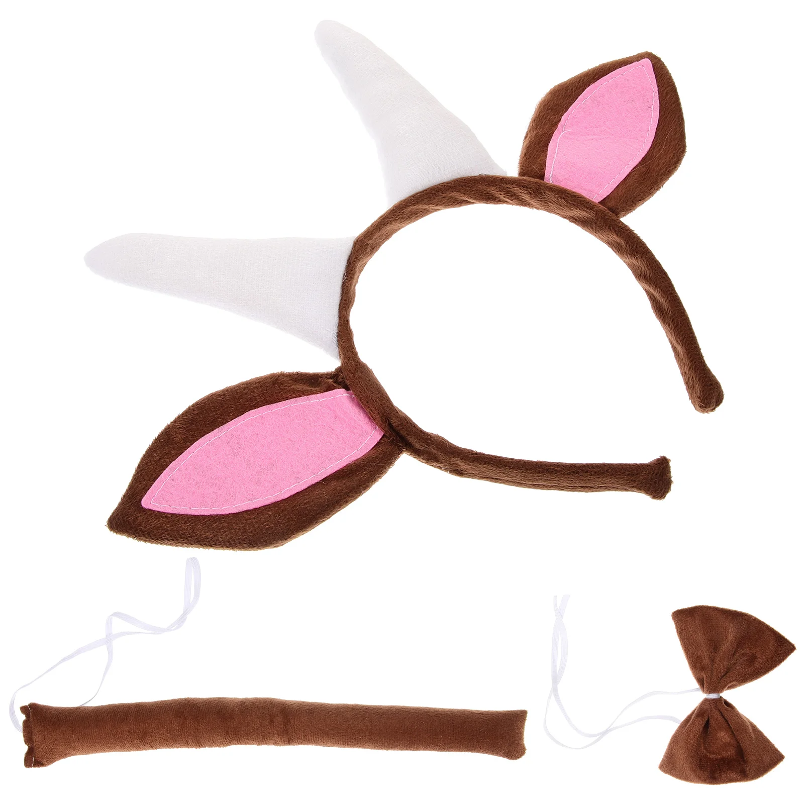 

Cosplay Party Costume Animal Dress up Goat Horn Headband Tail Ears Headbands for Women