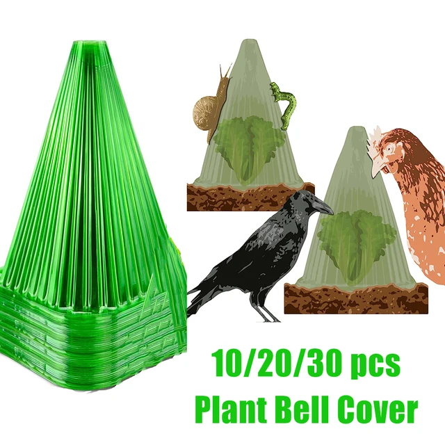 Növényi Csengő Borító 10/20/30Pcs Újrahasznosítható Krémellenes Üvegházhatású Növények Könnyű Áttetsző Átlátszó Kerti Ruha Udvari Készletek - Image 2