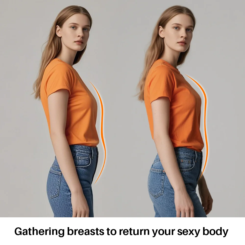 Wireless Bra for Women Seamless Push Up Bras Comfortable V-Shaped Gathering Underwear BCD Cup Intimate Lingerie 6
