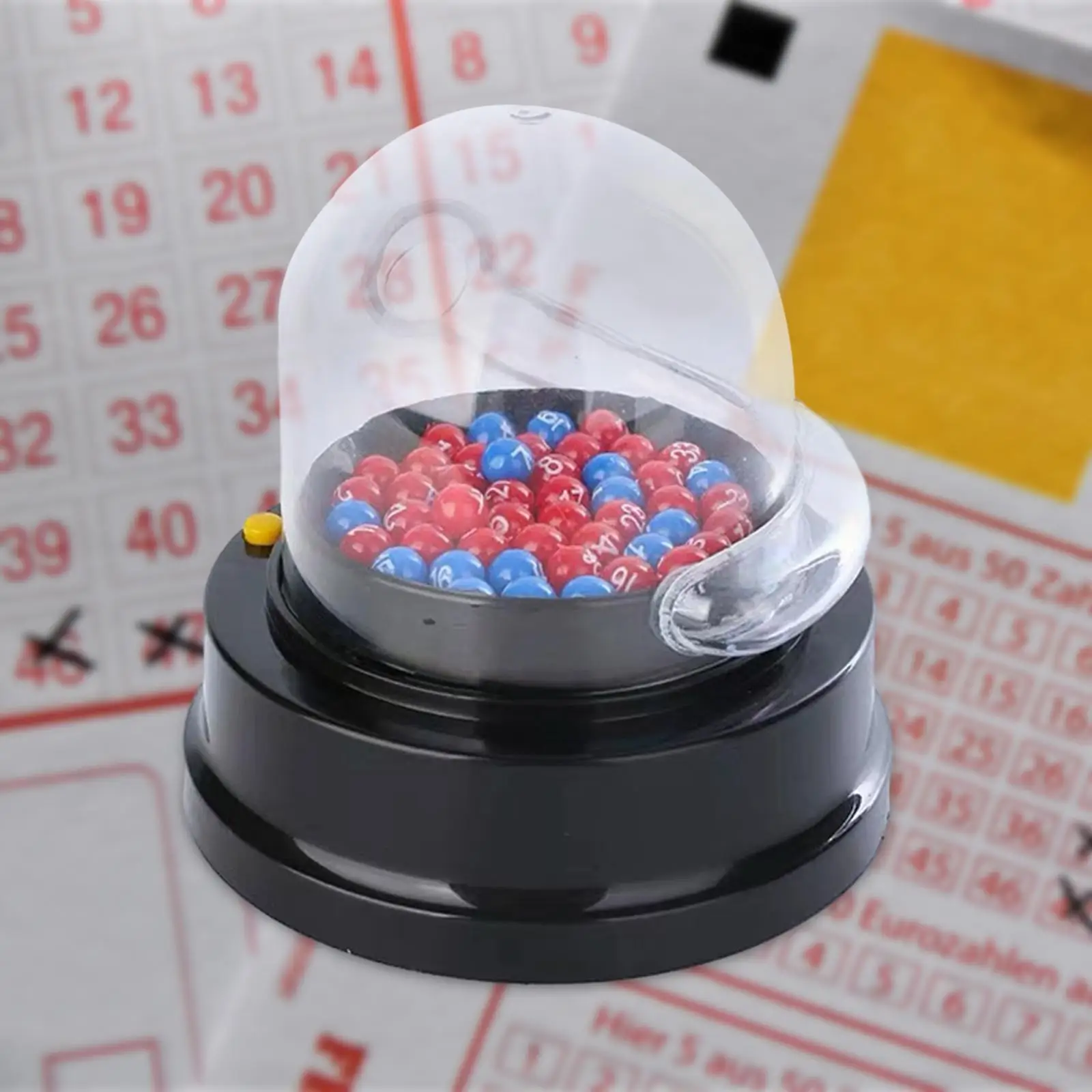 

Lucky Numbers Game Mini Game Consoles Kids Toy Bingo Machine Game with Balls for Sweepstakes Restaurant Carnivals Cafe Nightclub