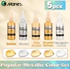 5pcs Marie's Metallic Acrylic Paint Set,Pearlescent Shimmer for Craft,DIY,Rock,Painting,for Adults,Artists(50ml/1.7fl. oz Tubes) 1