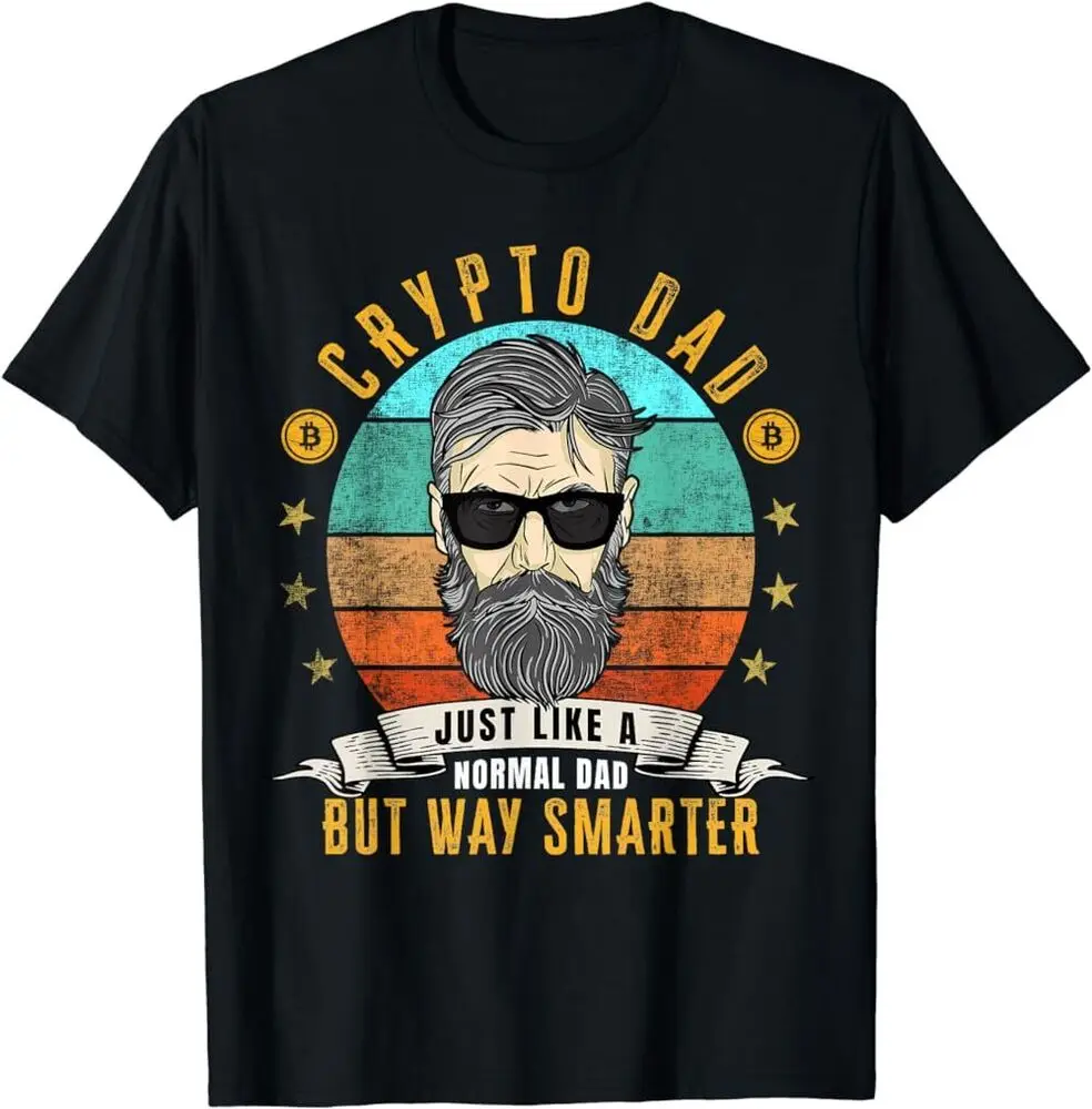 

Crypto Dad Just Like A Normal Bitcoin Bulle Father's Day Tshirt,Unisex,Unisex Summer Luxury Brand Oversize