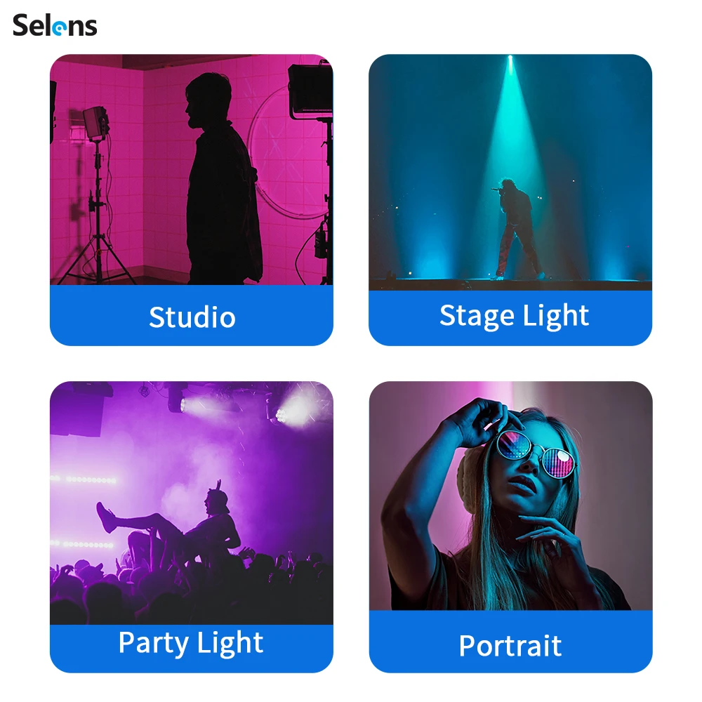 Selens AL-01 필름용 컬러 조명 젤 필터, 투명 컬러 보정 밸런스 조명 필터 키트, 보관 가방 포함, 20 개