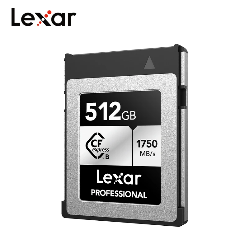 Профессиональная карта памяти Lexar 512 ГБ CFexpress Type B, 256 ГБ, серебристая серия, 128 ГБ, чтение 1750 Мб/с для камеры 8K