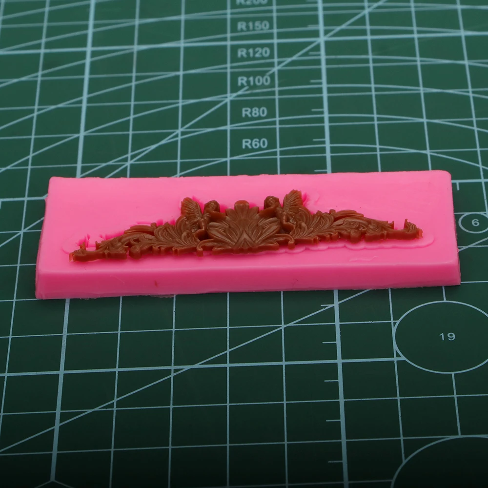 

Lace Soft Silicone Mold Fondant Mat Cake Decorating Cupcake Baking Tools Supplies Cookies Wedding Embossing