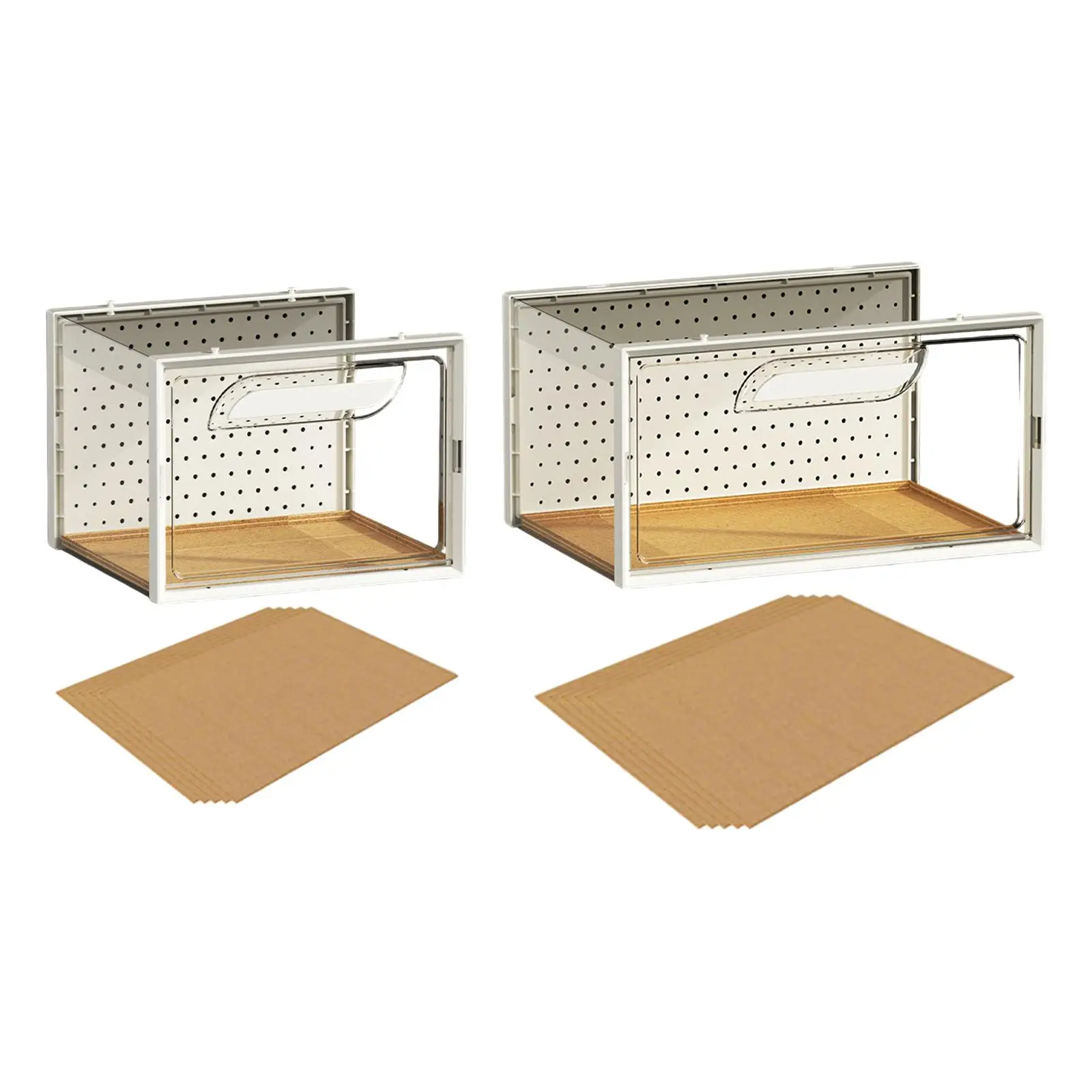 Reptile Terrarium Ventilation Design Enclosure Cage for Lizards Geckos