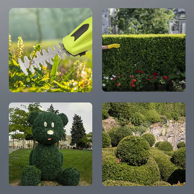 2 Az 1 -Ben Gyomnövény Háztartás Vezeték Nélküli Elektromos Sövény -Trimmer 3,6 V -Os Usb Újratölthető Gyomnövényes Metszés A Kerti Szerszámhoz - Image 5