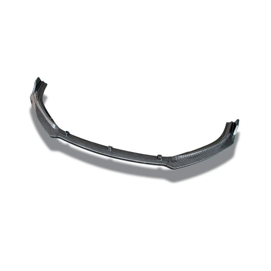3Pcs Car Front Bumper Spoiler Splitter Lip Cover Trim Compatible With