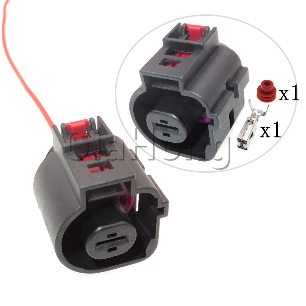 1 Set 1 Ways 1K0973751 Car Starter Motor Wire Cable Waterproof Socket Starter For VW Audi Sagitar Magotan Golf
