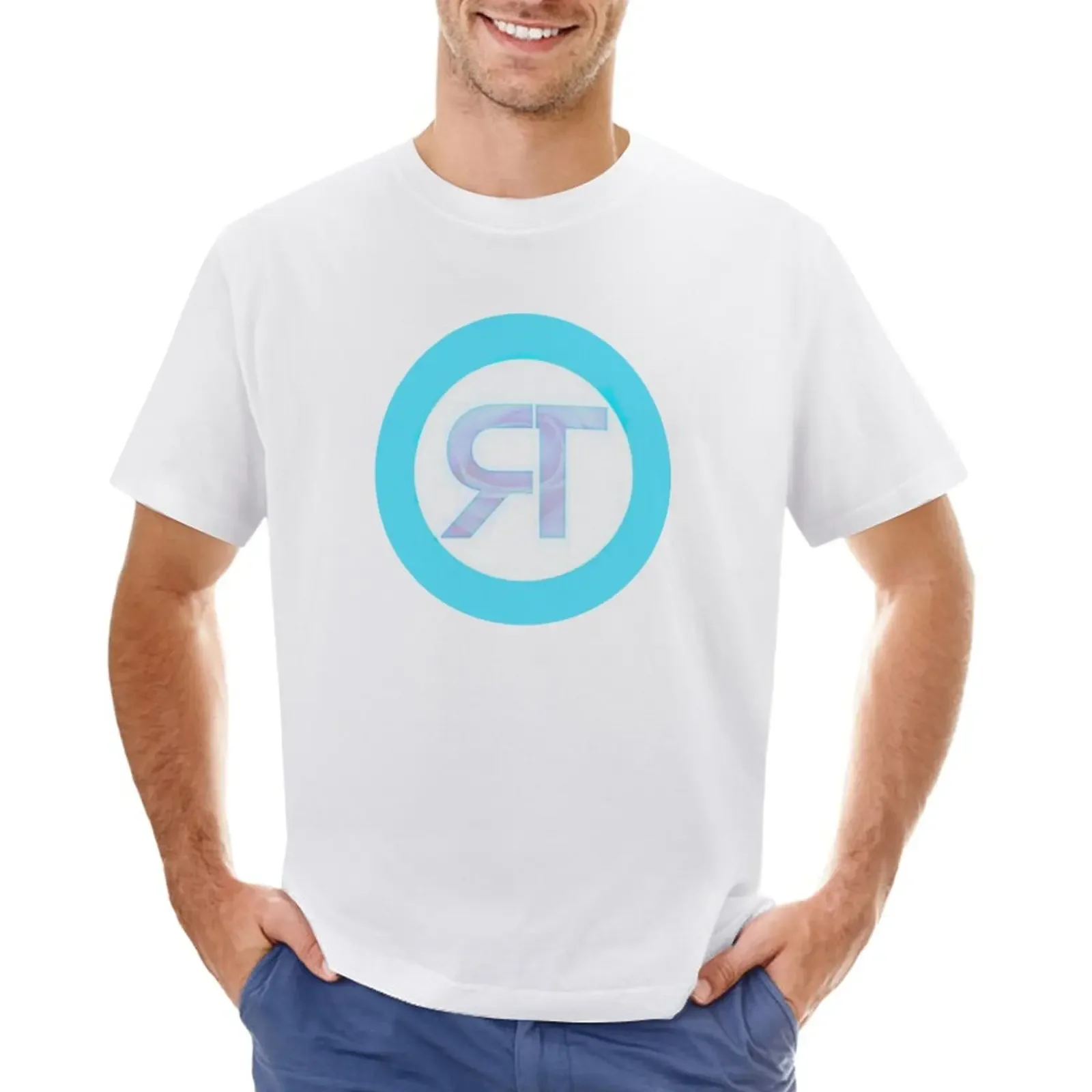 

Roadtriptv Blue Logo T-Shirt customizeds plain hippie clothes shirts graphic tees mens t shirts casual stylish
