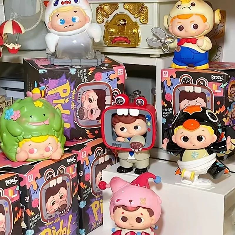 

Коробка Pidol из кожи второго поколения, коробка с сюрпризом, аниме фигурка, модель, украшение, аниме фигурка, подарки на день рождения