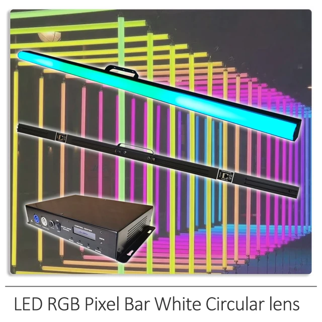 Luces de escenario profesionales, barra de píxeles RGB de 40x0,5 W, lente  Circular blanca, Control remoto Digital, tubo RGB 3 en 1, Dmx, LED -  AliExpress