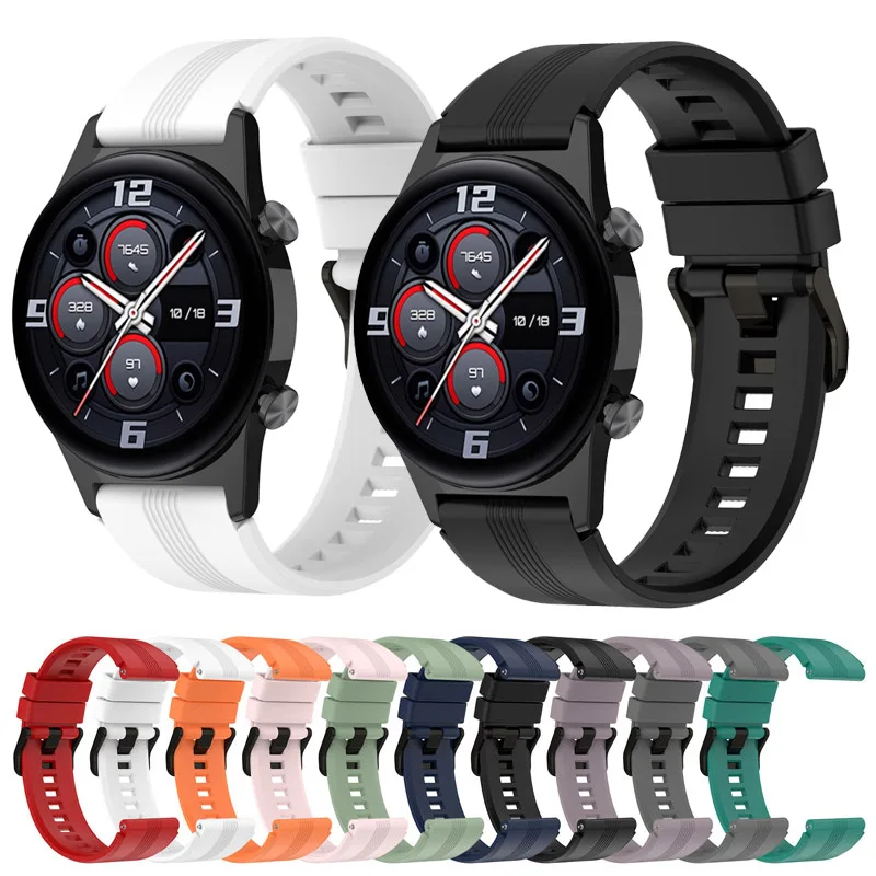 

22mm Official Silicone Band For Huawei watch3 pro Strap Original Watchband For watch GT2 pro Wrist Replacement Bracelet