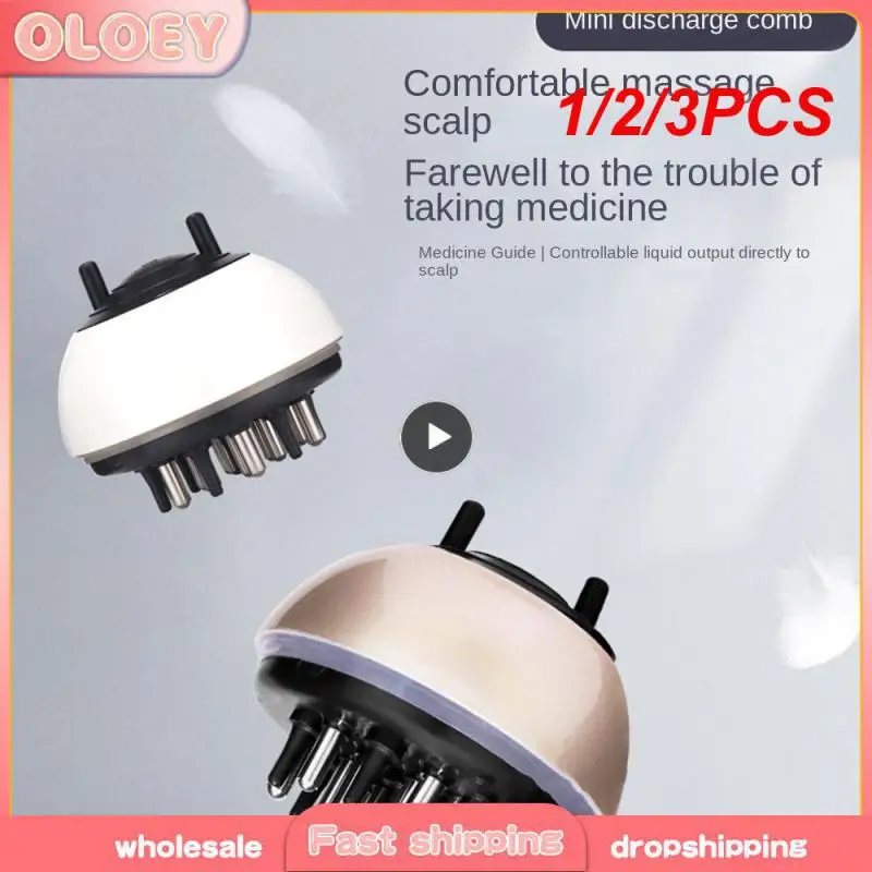 

1/2/3PCS Scalp Hair Care Liquid Guide Comb With Applicator Health Massage Comb Massage With Hair Essential Oil Hair Comb for