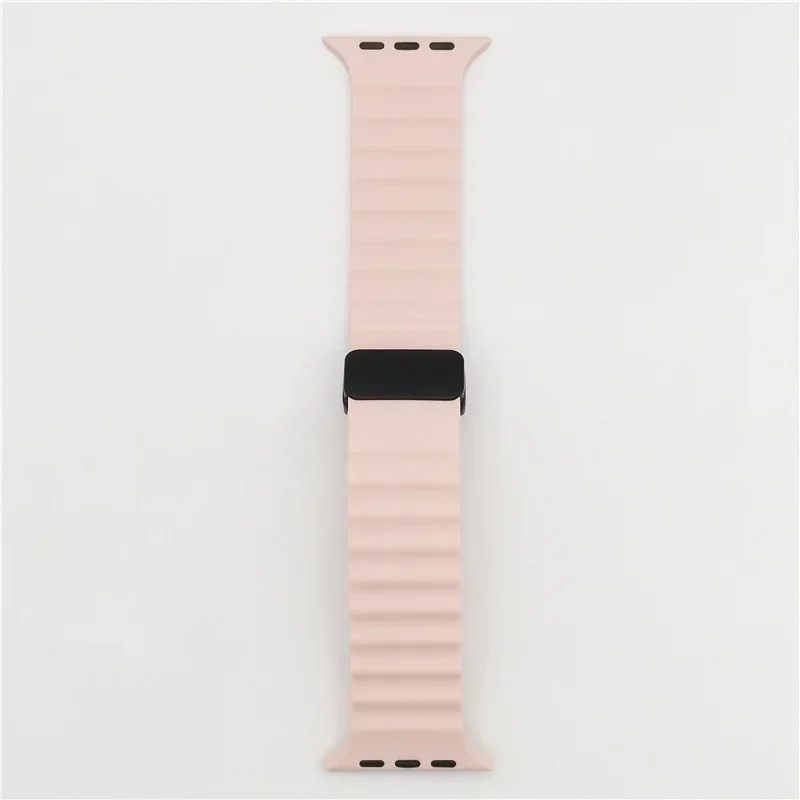 ตัวเลือกสินค้า สร้อยข้อมือกีฬาซิลิโคนแม่เหล็กสำหรับ Apple Watch