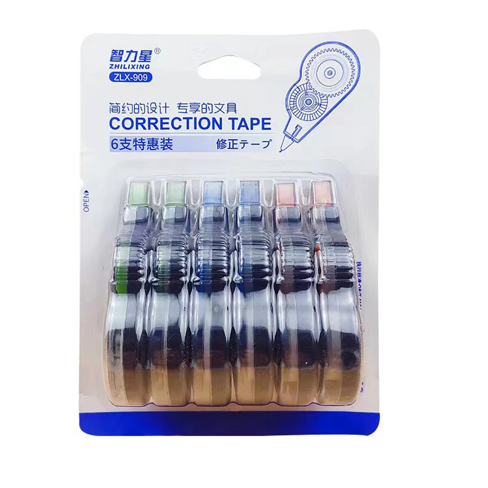 3PCS/Set Correction Tape Roller White Sticker Tape Stationery Student Error Eraser School Office Supplies