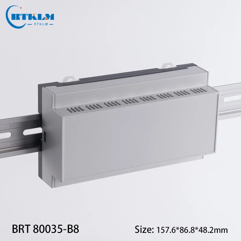 Drahtverbindungsbox DIY Instrumentenkoffer Projektgehäuse für Elektronik Din-Schienenbox 157,6 * 86,8 * 48,2 mm – Detail 39