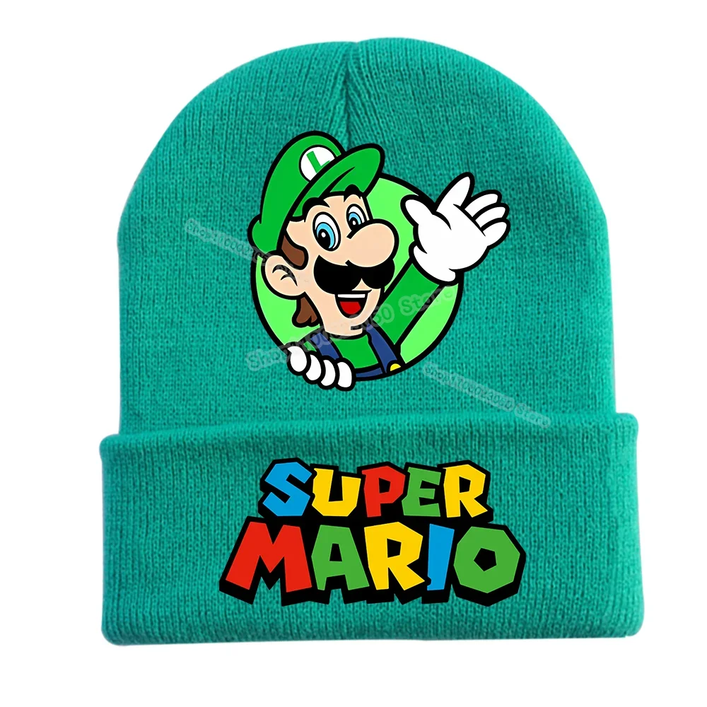 Luigi Green Pom-Pom Beanie - Super Soft Knit Winter Hat With Adjustable Fit