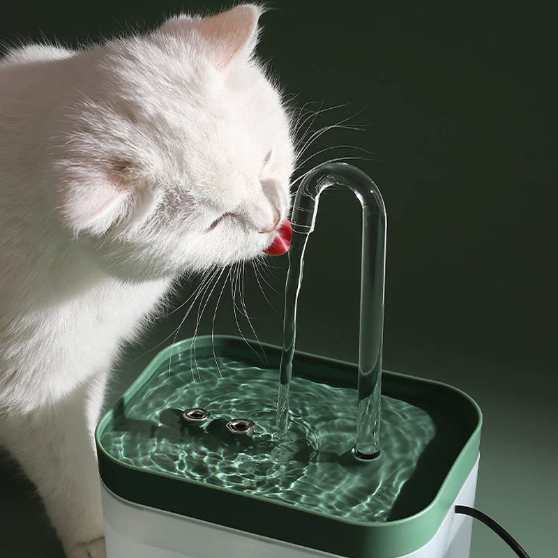 

1.5L Cat Water Fountain Auto Filter Usb Electric Mute Cat Drinker Bowl Recirculate Filtering Drinker for Cat Pet Water Dispense