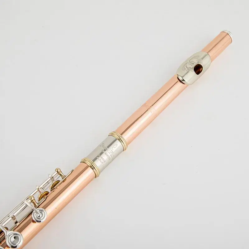 Quantz PF 8950ES Flute High Quality Phosphor copper 17 Keys Flute Open Hole E Mech Musical Instrument