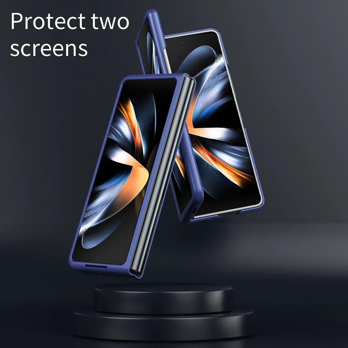 Samsung Z Fold Leather Magnetic Thin Case 4