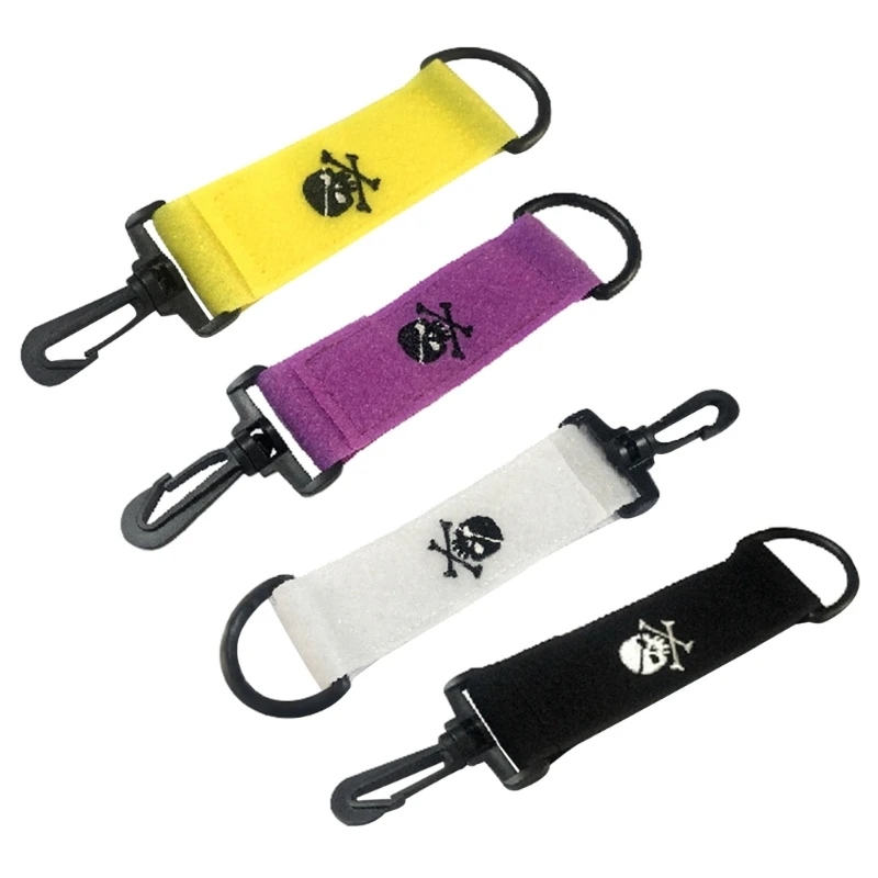 

Golf Clubs Towel Clip with Carabiner Hook Tape Cleaning Towel Wiping Cloth