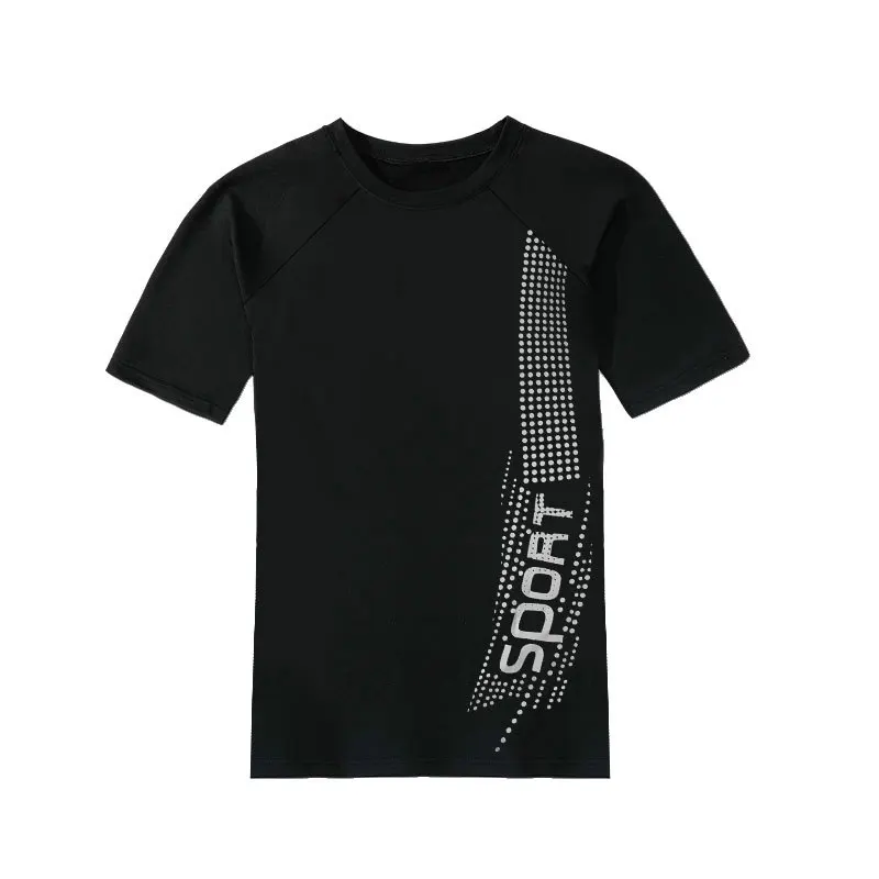 Beach T-Shirts and Short Suits for Men Swimming Training and Surfing Clothing Mens Swim Shirt sports shirt