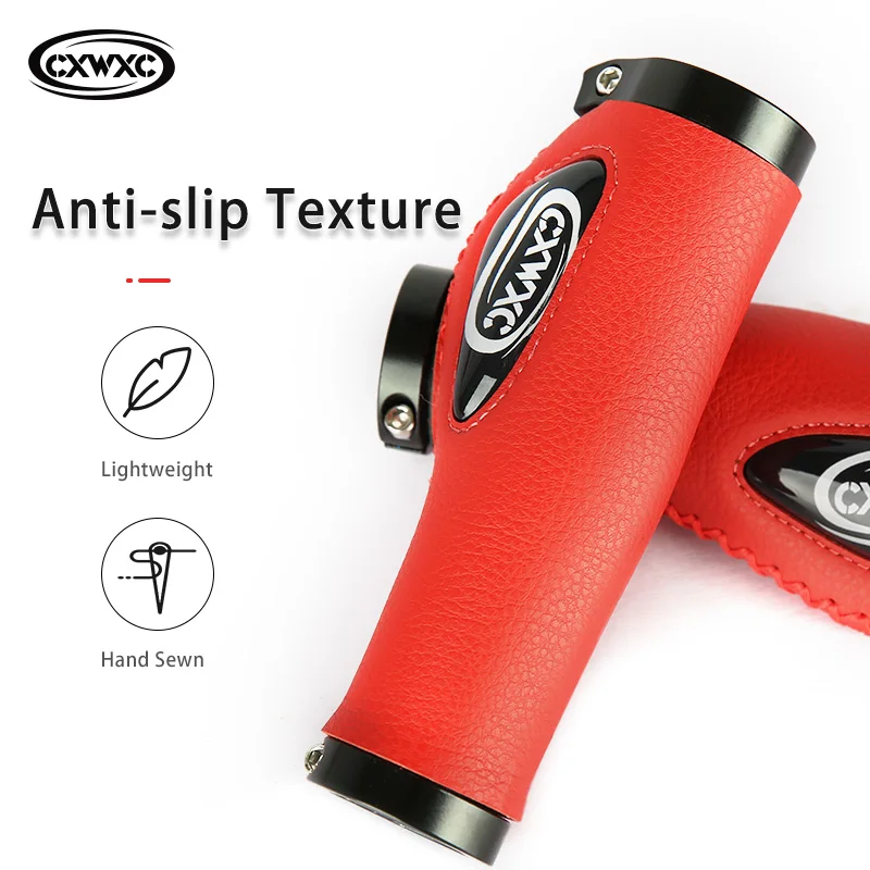 CXWXC Bicycle Grips MTB Liquid Silicone Gel Handlebar Non-slip Shock-absorbing Ultraight Mountain Bike Handlebar