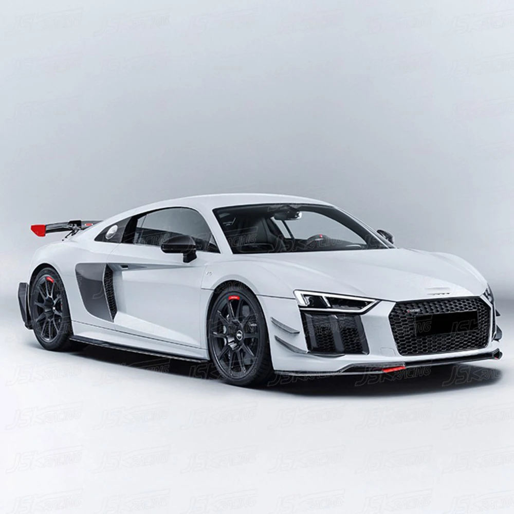 

P Style Carbon Fiber Racing Car Side Skirts Body Kit Bumper Lip Apron Styling For Audi R8 V8 V10 2016-2019 (JSKADR816039)