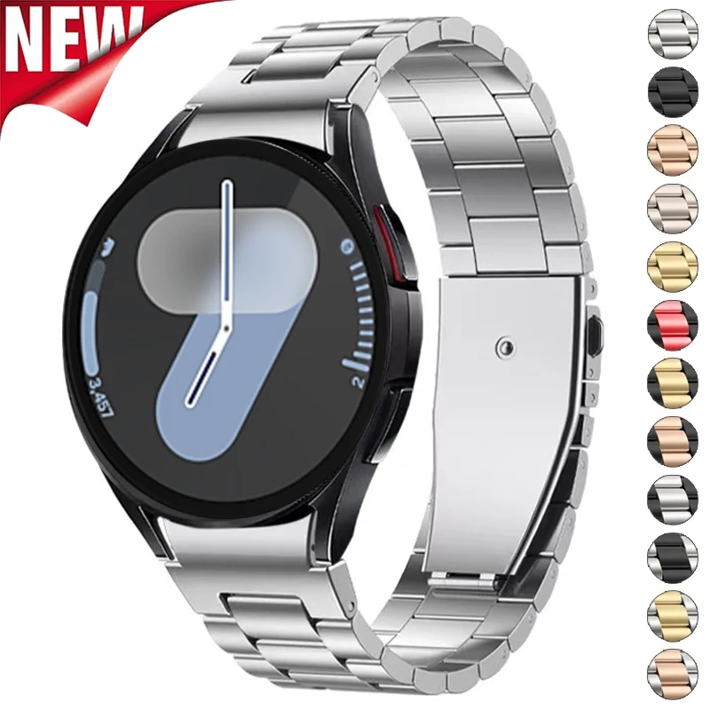 Premium Stainless Steel Quick-Release Watch Band Bracelet