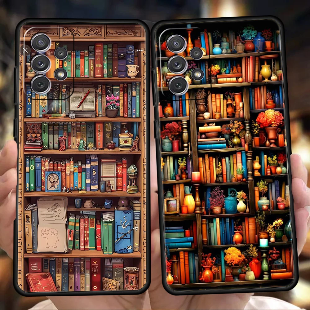 Read Books Illustration Silicone Phone Case