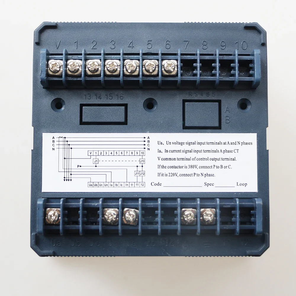 JKL2C/JKW2C 4/6/8/10/12 Steps Universal Reactive power automatic compensation controller 220V 50Hz for power factor correction