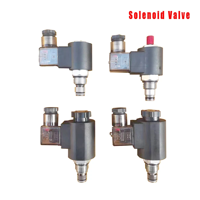 

Normally closed solenoid cartridge valve for Lift hydraulic plate accessories pressure maintaining valve unloading valveDC AC