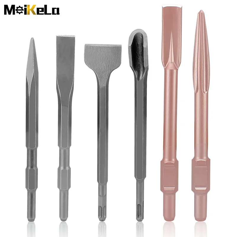 Meikela 1PC Chisels SDS PLUS 250mm Electric Hammer Drill Bit Point