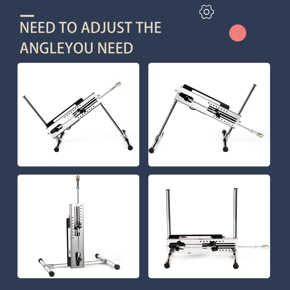 T02 Sex Machine Telescopic Reciprocating Linear Actuator DC Motor Wireless Automatic Mute Adjustable Stroke Stainless Steel DC