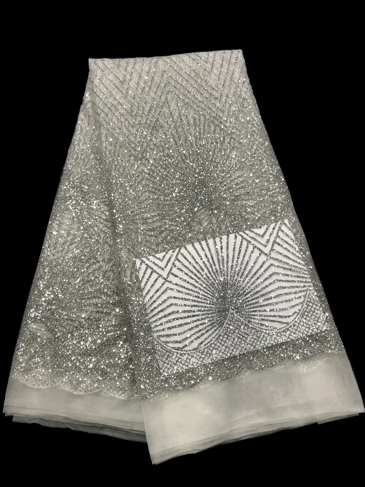 

High Quality Nigerian Lace Fabrics 2018 African French Net Lace Fabric Tulle Mesh Fabric for Party African Lace Fabric CD1822