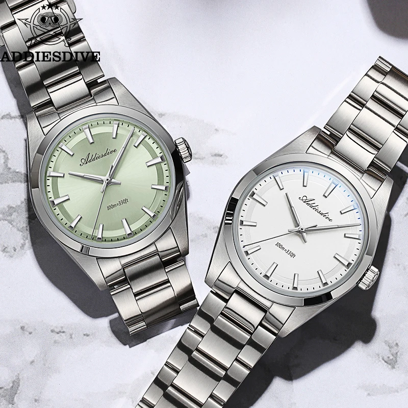 Addiesdive 腕時計 AD2066 Mint Green This watch is Mint! - The Addiesdive AD2066 - YouTube
