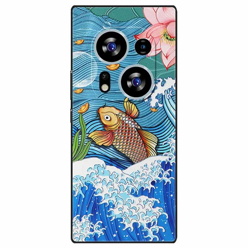 Charming 3D Relief Soft TPU Silicone Phone Case for Tecno Phantom X2 Series