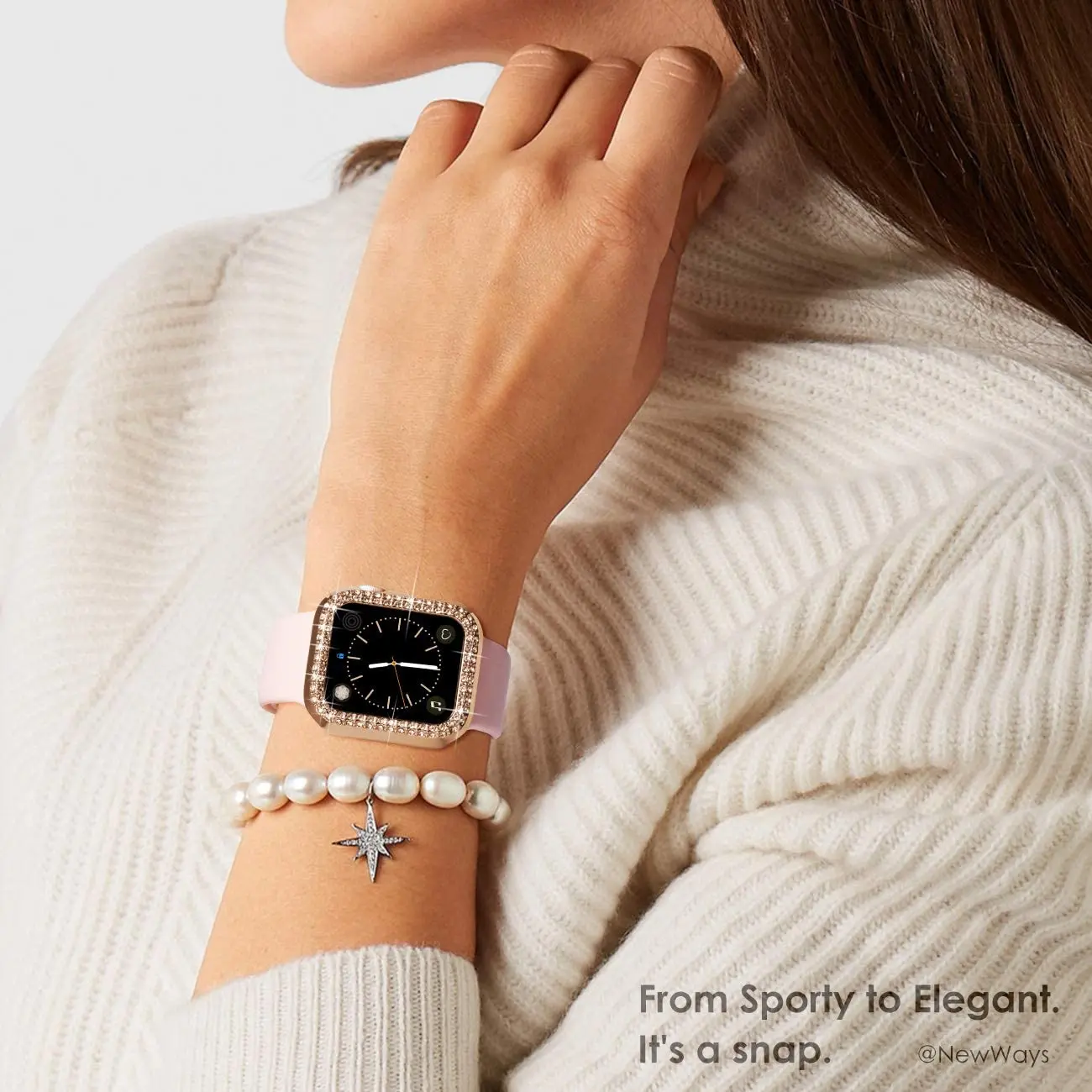 Diamond-Embellished Protective Case