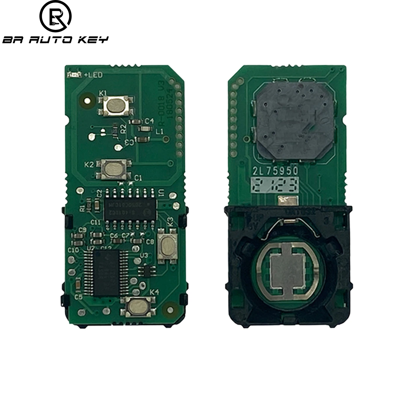 433MHZ Smart Remote Proximity Key Fob For Toyota Land Cruiser Key B74EA 4Buttons 2010-2016 With 4D Chip Board:F433 61A541-0030 denso spark plugs