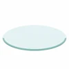 32" Round Clear Tempered Glass Table Top - 1/2" Thick with Beveled Polished Edge 6