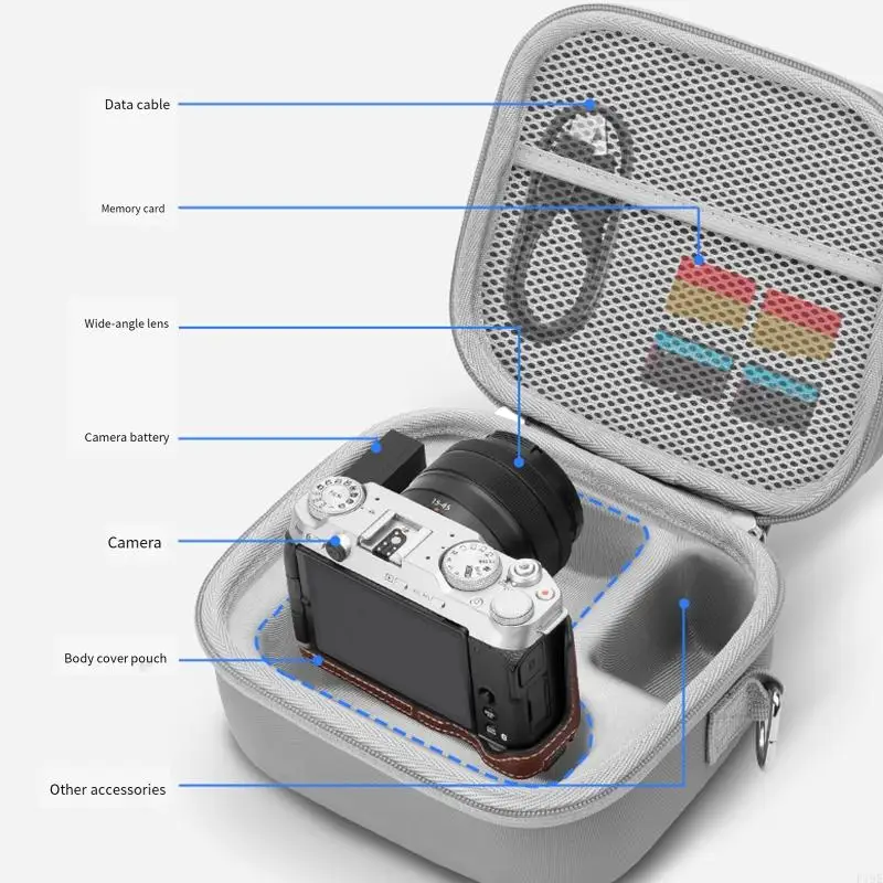 Pratik Küçük Koruyucu Kamera Kılıfı PU Doku XT30II XT50 XT20 Kameralar için Uygun Güçlü Tasarım Yumuşak Astar F19E