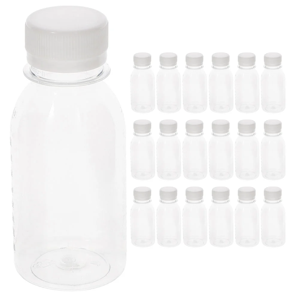 

Bottles Bottle Water Clear Container Juice Milk Fridge Portable Drink Mini Empty Beverage Caps Refrigerator Containers Bulk